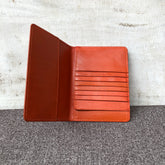 Orange Go - Leather Passport Cover