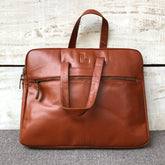 Maroon Classic - Leather Laptop Bag