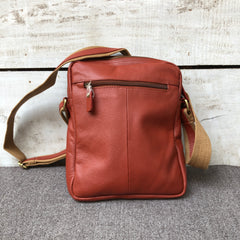Maroon Loop - Leather Crossbody Bag
