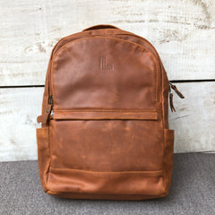 Light Brown Rover - Leather Backpack