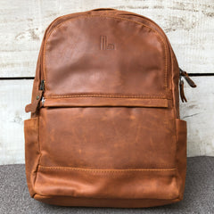 Light Brown Rover - Leather Backpack