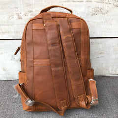 Light Brown Rover - Leather Backpack