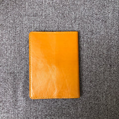 Mustard Pass - Leather Passport Cover