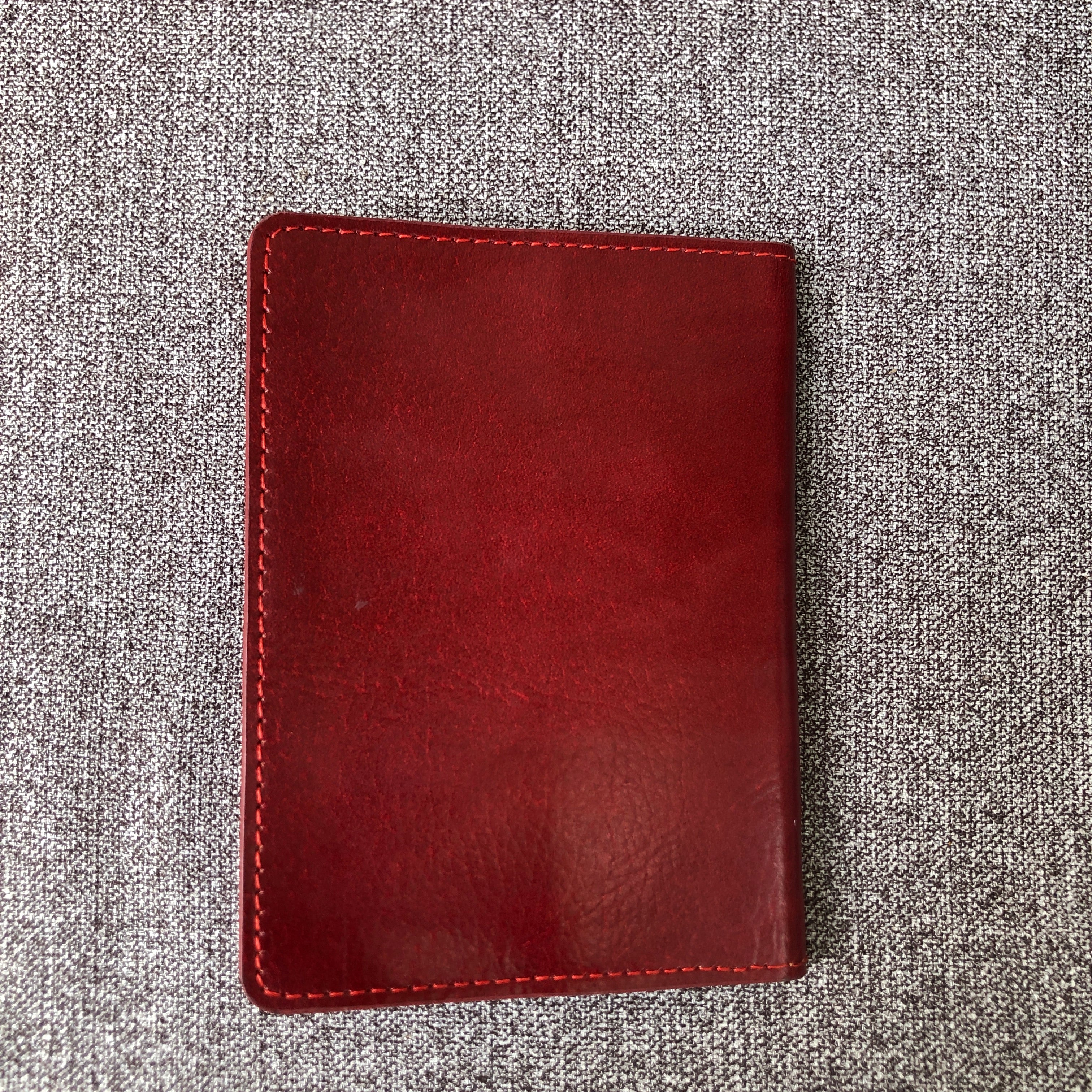 Red Jet - Leather Passport Cover